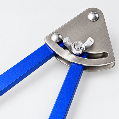 Compact Blue Metal Wing Divider — construction detail