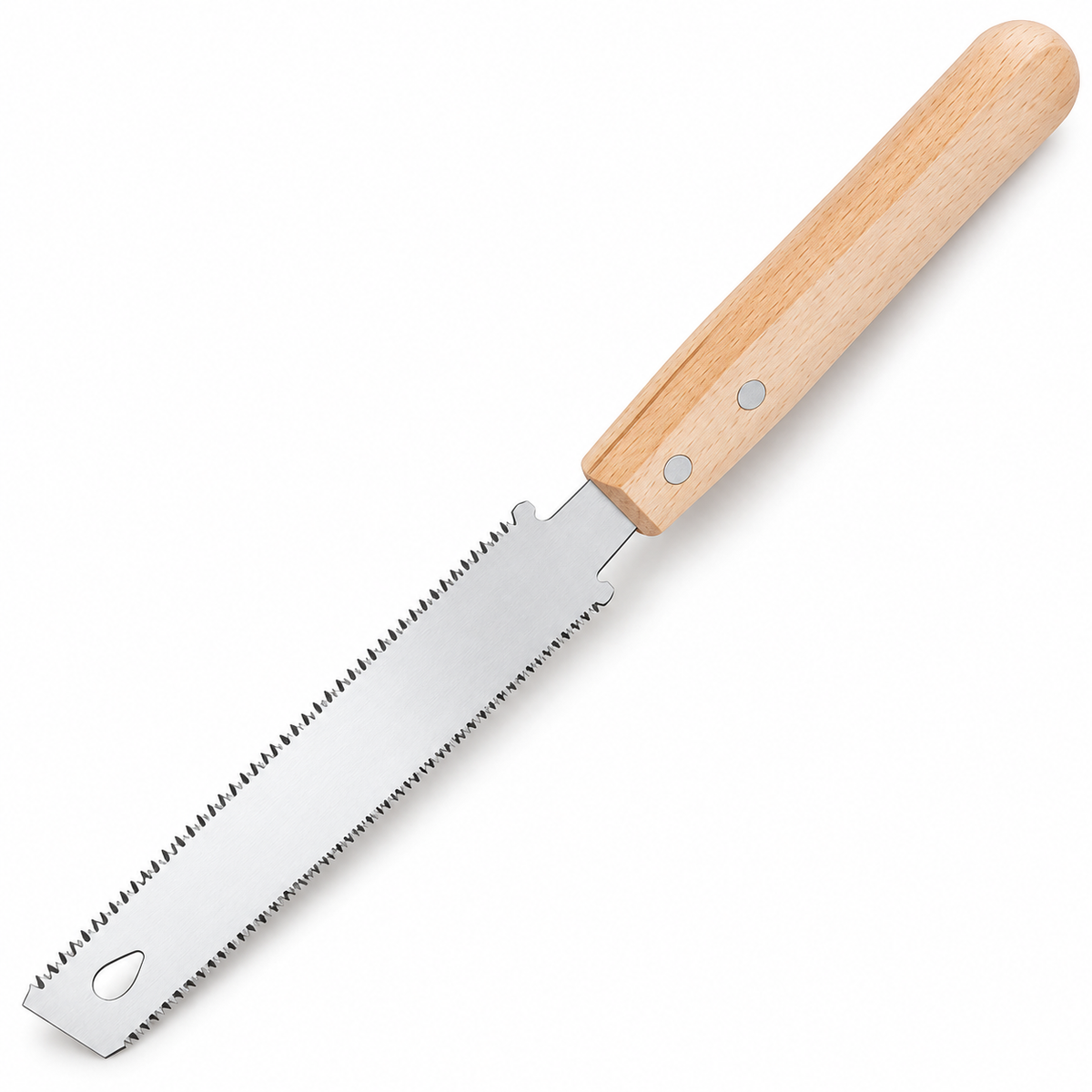 Double-Edge Hand Saw with Hardwood Handle — complete product