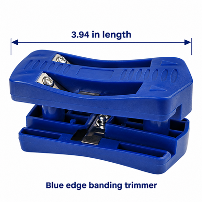 Blue Manual Edge Banding Trimmer with Spare Blades — size or alternate detail