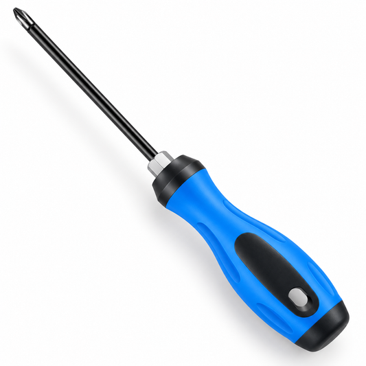 Blue Reversible Phillips and Slotted Screwdriver — complete product