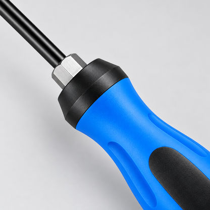 Blue Reversible Phillips and Slotted Screwdriver — construction detail