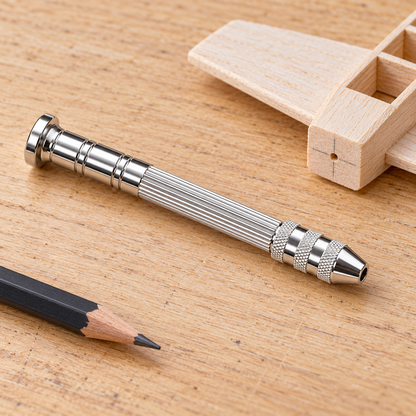 Small Silver Manual Pin Vise — home project context